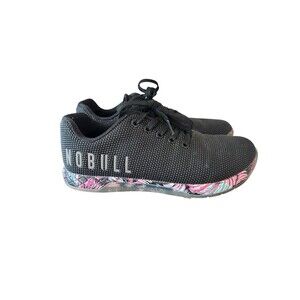 Nobull Womens Outwork Knit Trainer Size 8 Midnight Palm Gym Lifting